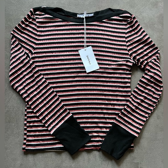 Frame Ribbed Long Sleeve Shirt - Picture 4 of 5